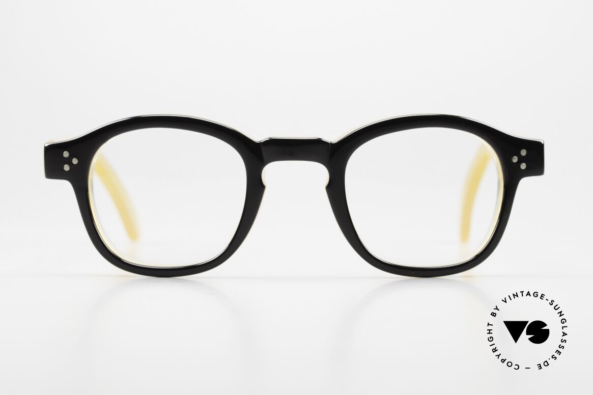 Lesca P080 Azetatbrille Herrenbrille, klassische Brillenform in einem zeitlosen Design, Passend für Herren
