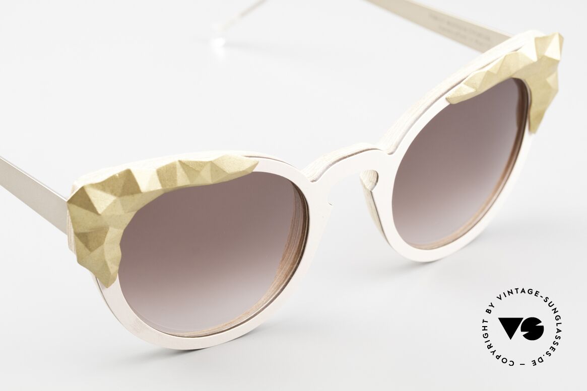 Nina Mur Liliana Damen Sonnenbrille Echtholz, ungetragenes Exemplar aus der 2018er Kollektion, Passend für Damen