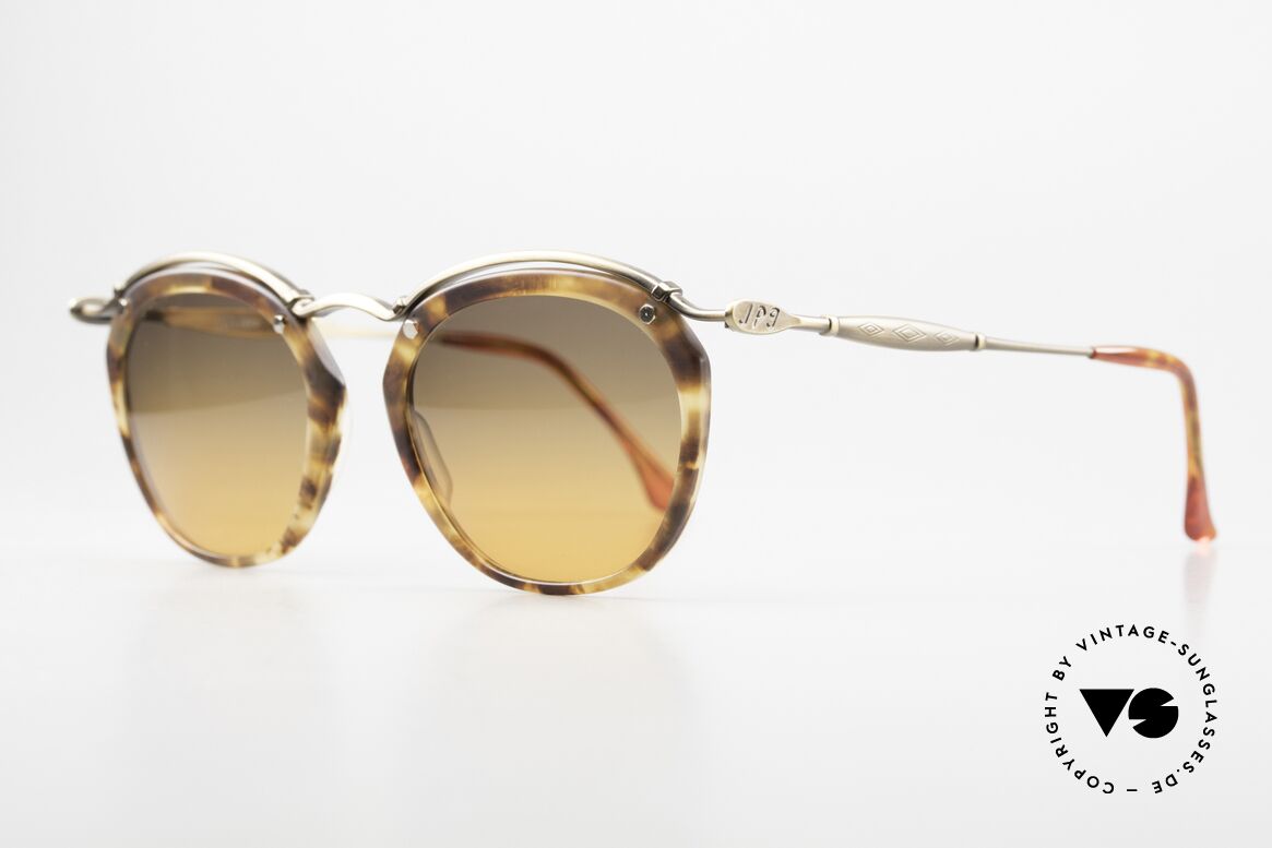 Jean Paul Gaultier 56-1273 True Vintage Sonnenbrille, sehr interessante Material- und Farb-Kombination, Passend für Herren und Damen