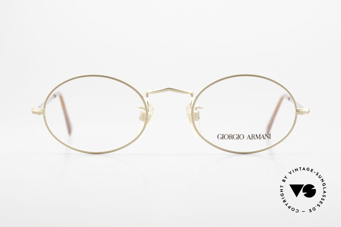 Giorgio Armani 116 90er Designer Brille Fassung, 1990er Jahre vintage Brille von GIORGIO Armani, Passend für Herren und Damen