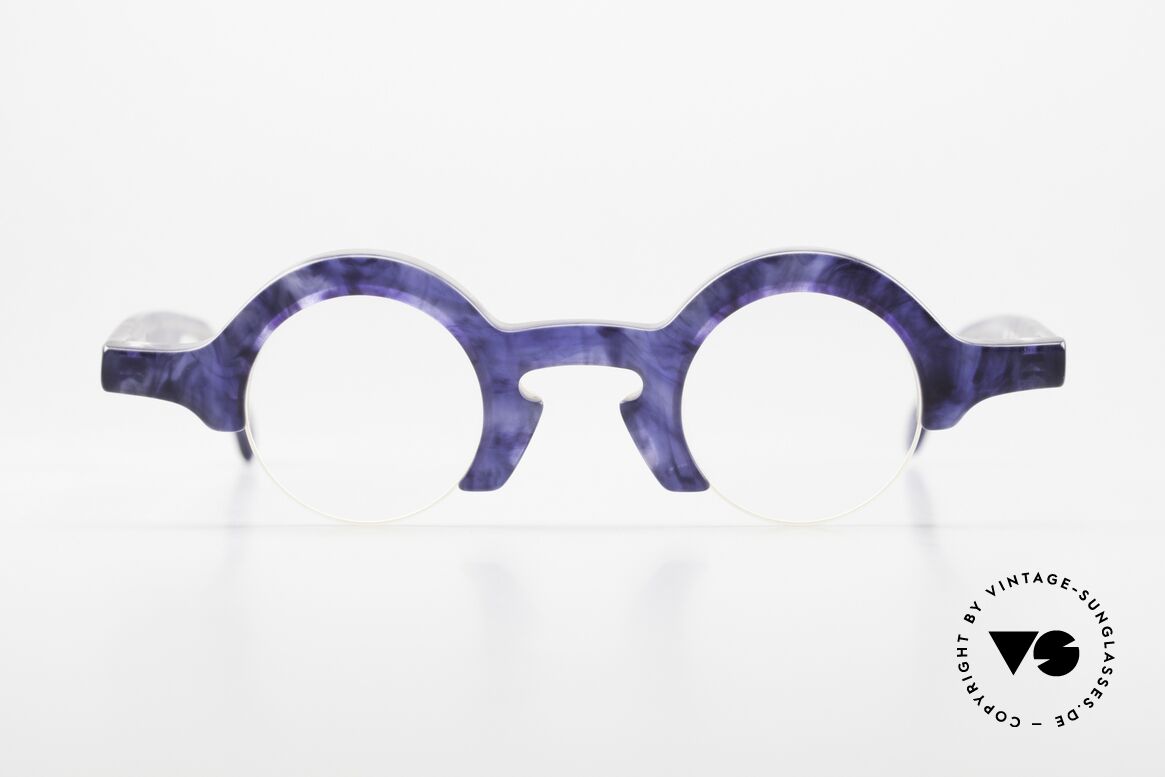 Proksch's A2 90er Brille Halb Rahmenlos, eine echte Proksch-Rarität für Charakterköpfe, Passend für Herren und Damen