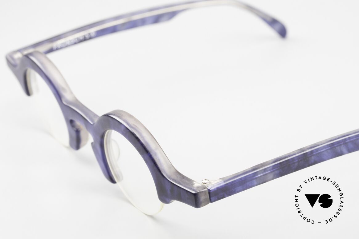 Proksch's A2 90er Brille Halb Rahmenlos, ungetragen (wie alle unsere vintage Fassungen), Passend für Herren und Damen