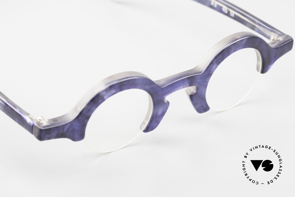 Proksch's A2 90er Brille Halb Rahmenlos, KEIN aktuelles Retro Design, sondern echt 90er, Passend für Herren und Damen
