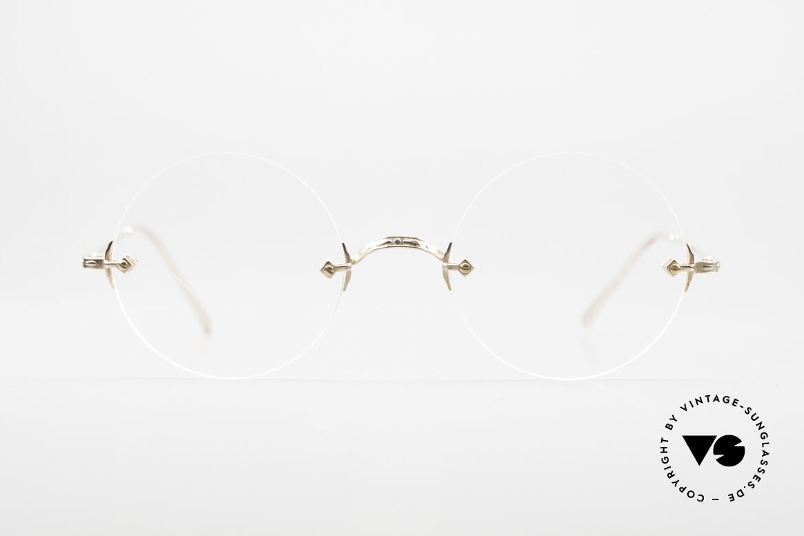 Gernot Lindner GL-RD34 RG Rosé Gold Veredelt, Modell aus der Lindner SILVER EYEWEAR Serie, Passend für Herren und Damen