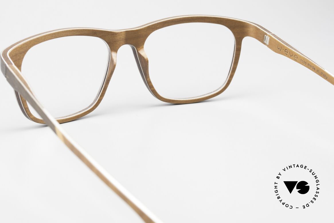 W-Eye Alpha15 Herren Holzbrille aus Italien, Größe: large, Passend für Herren