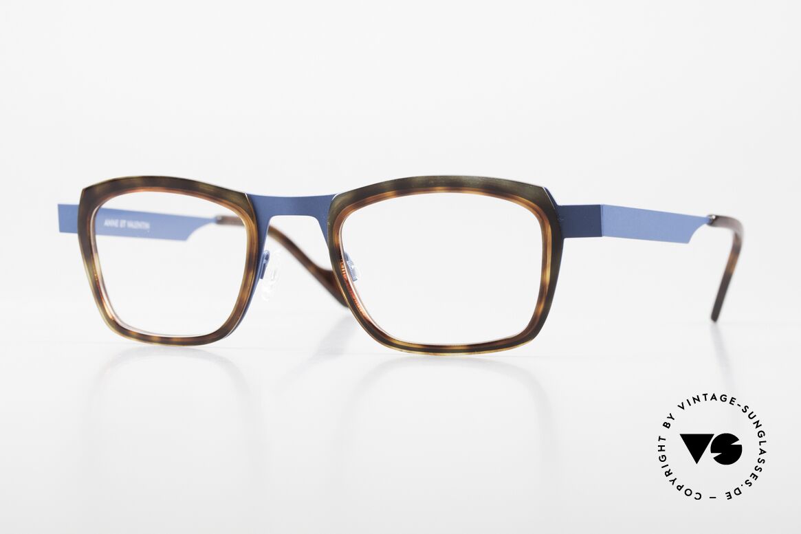 Anne Et Valentin Fausto Designer Brille Unisex, Anne & Valentin Brille, Fausto, col. U187, Gr. 48/20, Passend für Herren und Damen