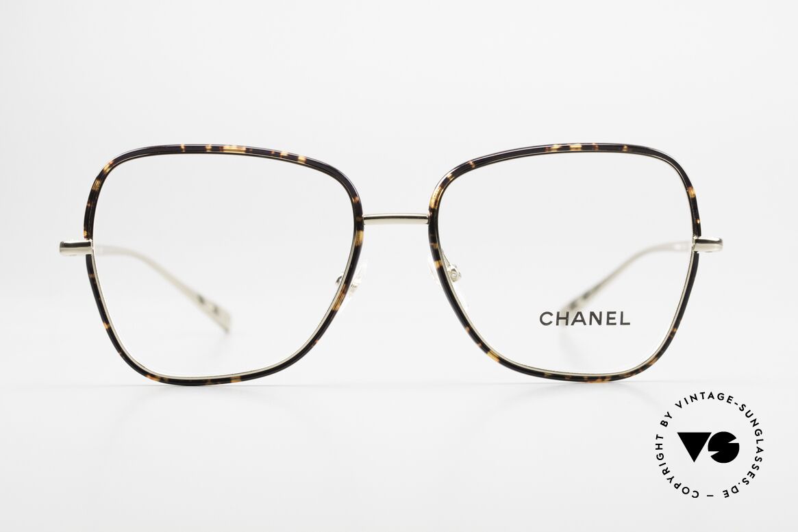 Chanel 2188 Edle Luxus Brille Für Damen, Fassung ist gold-kastanienbraun; schöne Damenbrille, Passend für Damen