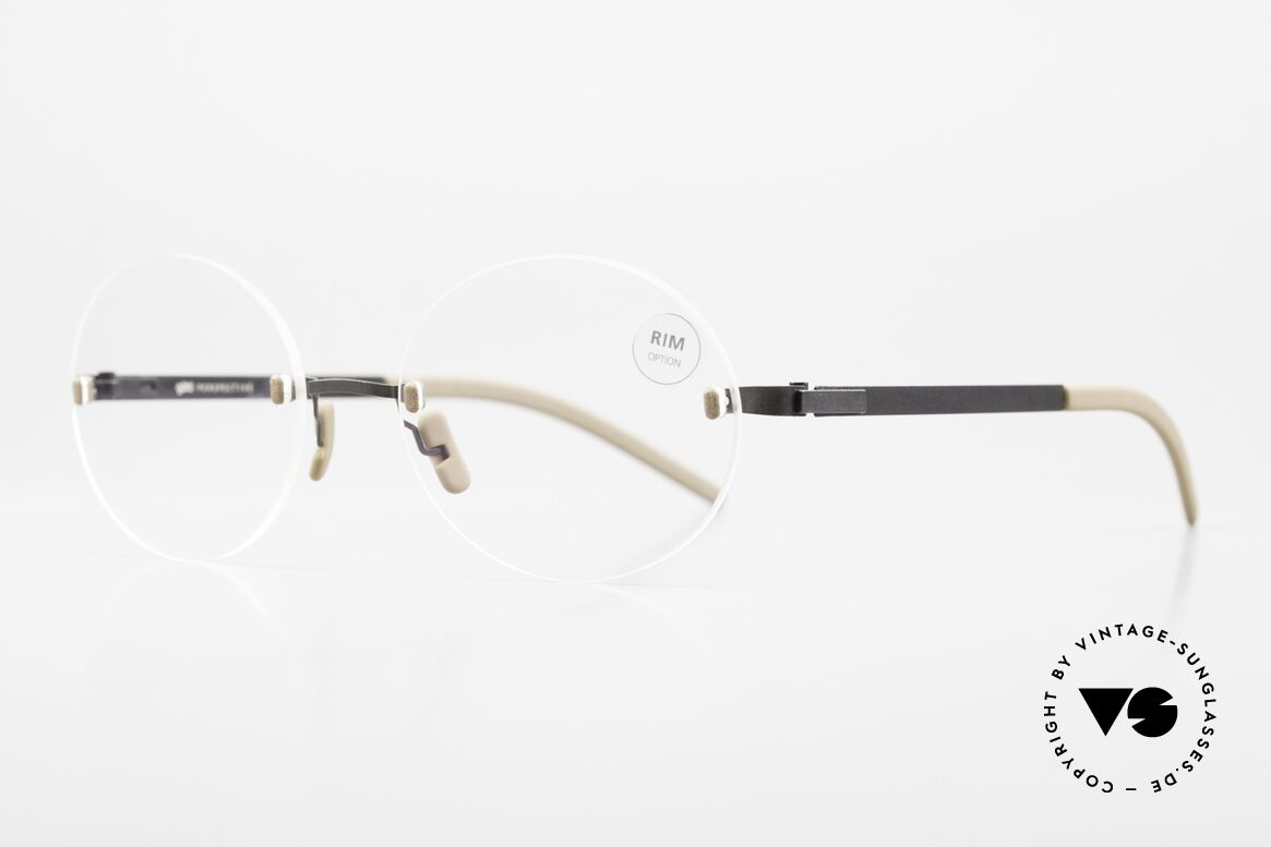 Götti Perspective OR01 Damenbrille & Herrenbrille, zusätzliche "Rim-Option": Fassungsrand aus 3D Druck, Passend für Herren und Damen