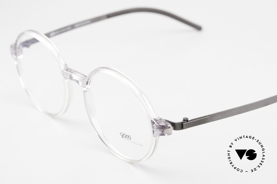 Götti Sedrin Zeitlos Transparent Schwarz, Oprah Winfrey machte Götti-Brillen 2021 berühmt, Passend für Herren und Damen