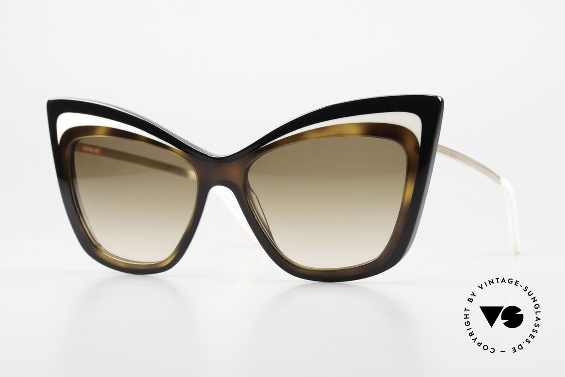 Christian Roth Rock'N Roth Sehr Weibliche Brillenform, Christian Roth Sonnenbrille CRS-00007 BLK, 54-16, Passend für Damen
