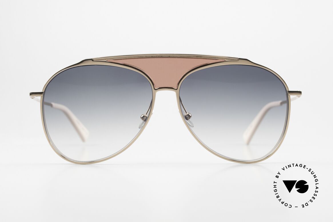 Christian Roth Funker Rosé Gold Titanium Brille, Aviator Sonnenbrille in XL-Größe für Ladies & Gents, Passend für Herren und Damen