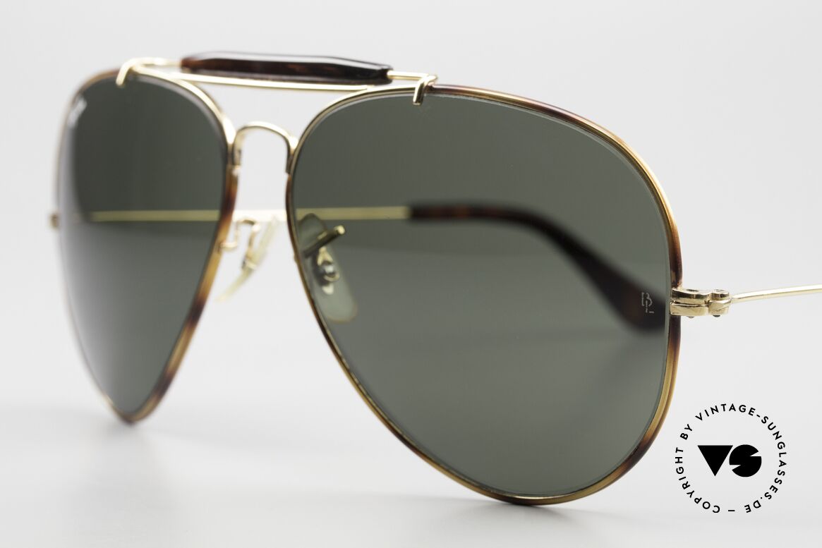 Ray Ban Outdoorsman II B&L G15 Mineral Gläser, legendäre G15 Mineralgläser; 100% UV Protection, Passend für Herren