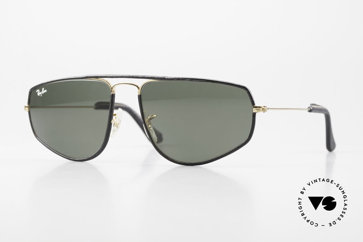 Ray Ban Fashion Metal 3 Limited Leder Edition 80er, vintage Modell aus der Fashion Metal Collection, Passend für Herren und Damen