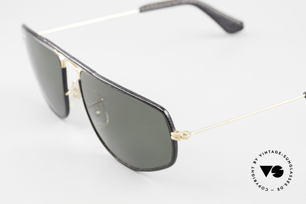 Ray Ban Fashion Metal 3 Limited Leder Edition 80er, 2. hand im neuwertigen Zustand + neues RB Etui, Passend für Herren und Damen
