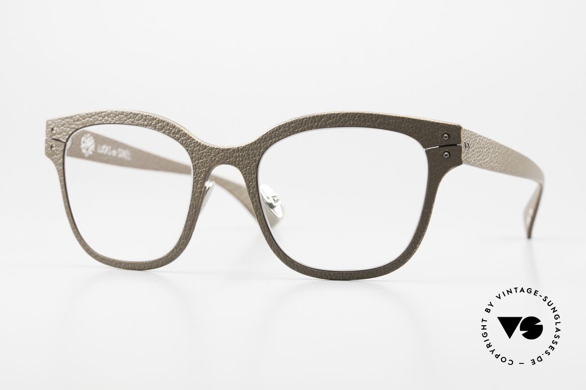 Lucas de Stael Monsieur Seguin 04 Brille Mit Echtem Ziegenleder, LUCAS de STAËL, Monsieur Seguin 04, Gr. 49/22, c. 10, Passend für Herren und Damen