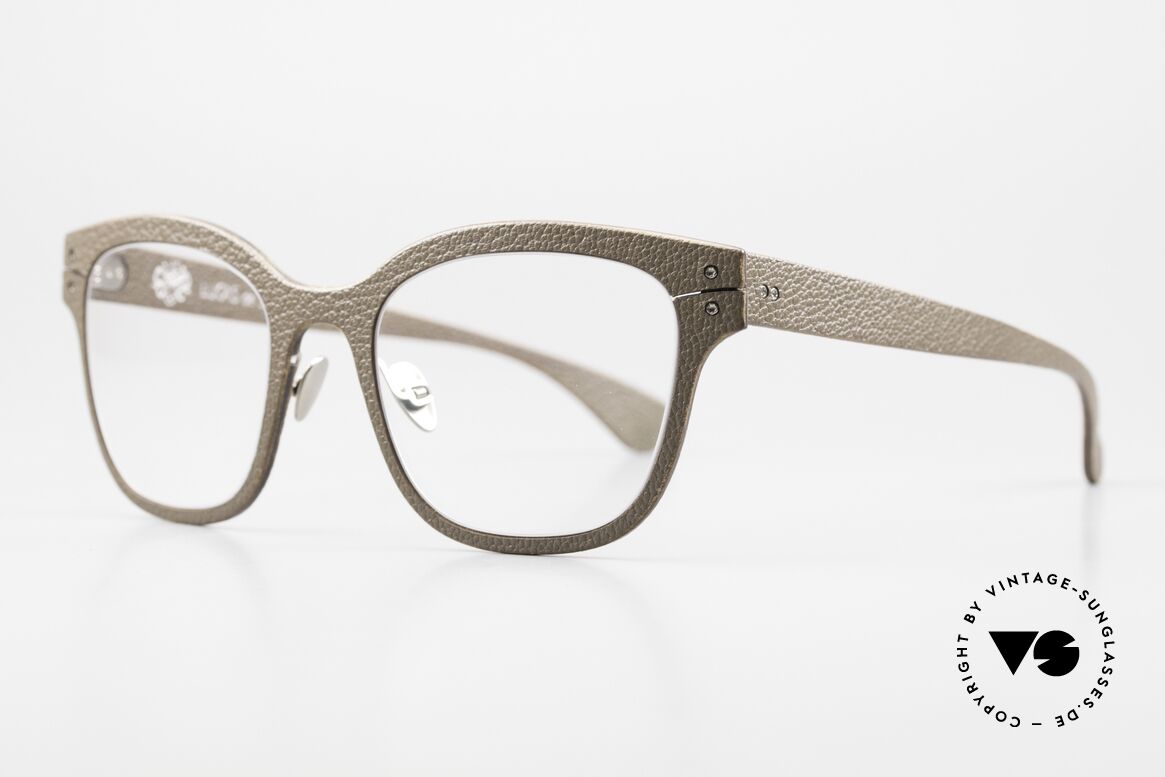 Lucas de Stael Monsieur Seguin 04 Brille Mit Echtem Ziegenleder, klassisches Design, made in France; Connoisseur-Brille, Passend für Herren und Damen