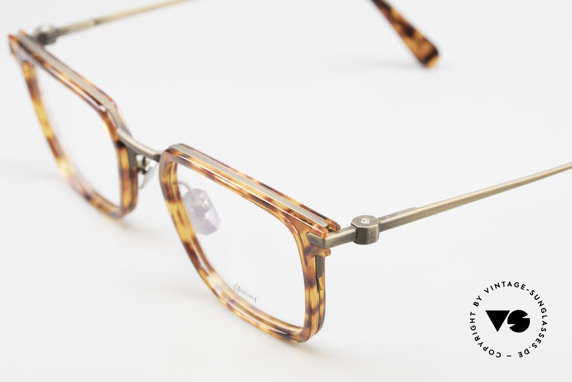 Brioni BR0010O Eckige Herrenbrille Luxus, Top-Qualität, Titanium-Komponenten, m.i. Japan, Passend für Herren