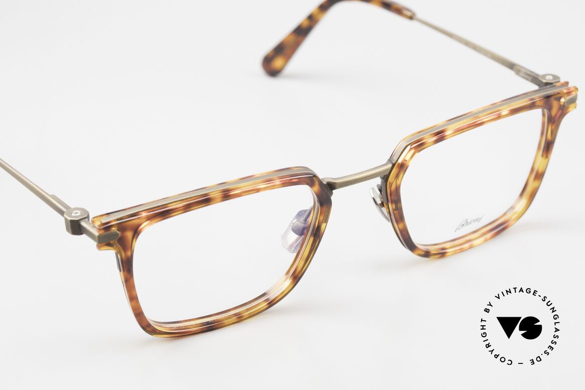Brioni BR0010O Eckige Herrenbrille Luxus, ungetragenes Designerstück mit Brioni Hart-Etui, Passend für Herren