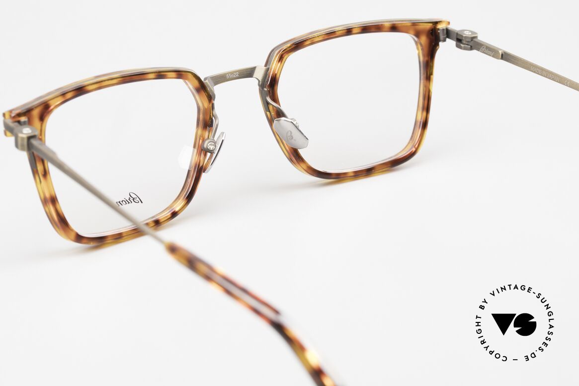 Brioni BR0010O Eckige Herrenbrille Luxus, Größe: large, Passend für Herren