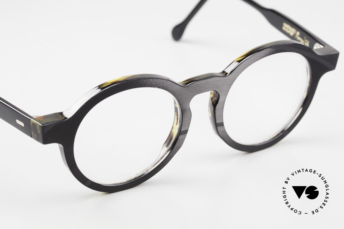 Vinylize Tristano Schallplatten Brille Aus Vinyl, handgefertigt in Budapest by Tipton, "VCH T01", Passend für Herren