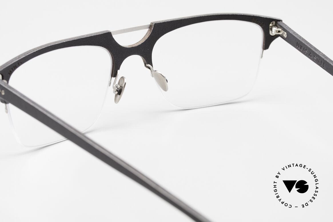 Lucas de Stael Minotaure Thin 15 Nylor-Brille Lederüberzug, Größe: medium, Passend für Herren