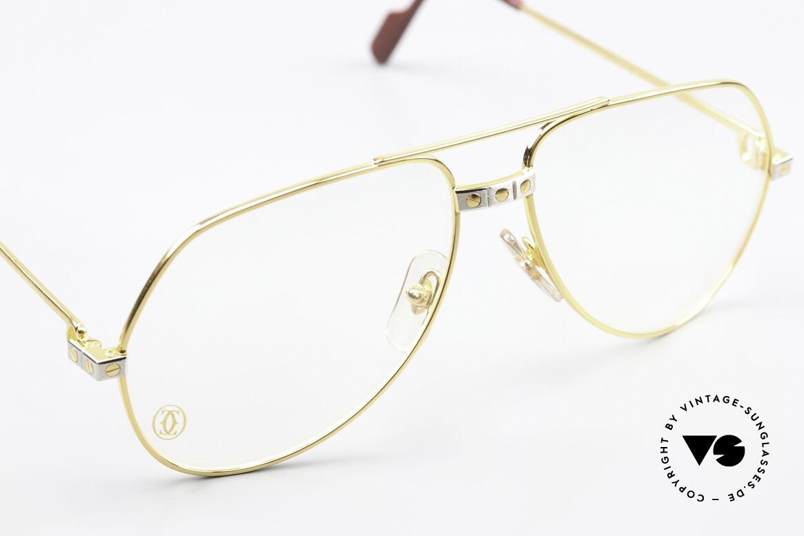 Cartier Vendome Santos - M Altes Original Von 1983, absolute Luxus-Fassung (22kt vergoldet) im Pilotenstil, Passend für Herren