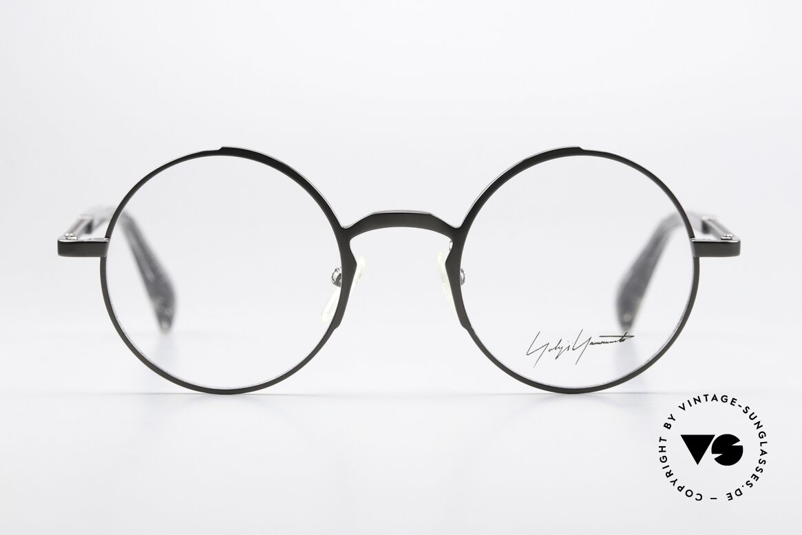 Yohji Yamamoto YY3007 Runde Brille Avantgarde, Yohji Yamamoto Brille, YY3007, Gr. 47/22, col 902, Passend für Herren und Damen