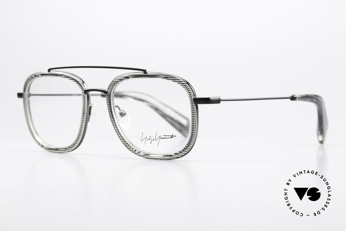 Yohji Yamamoto YY1026 Designerbrille Avantgarde, klare, auffallende Formen; oft in übergroßen Maßen, Passend für Herren
