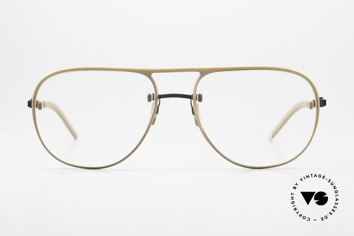 Götti Perspective Bold03 Innovative Pilotenbrille, grandiose Aviator-Brille; auffällig & minimalistisch, Passend für Herren