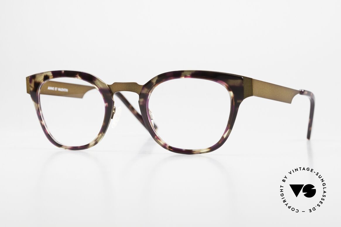 Anne Et Valentin Francesca Material Kombi-Brille Unisex, Anne&Valentin Brille, Francesca, c. U155, Gr. 47/24, Passend für Damen