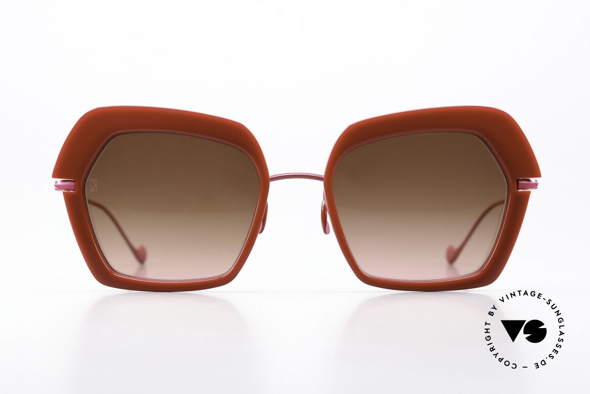 Caroline Abram Warda Sehr Feminine Sonnenbrille, eine zauberhafte Damen-Sonnenbrille aus Paris, Passend für Damen