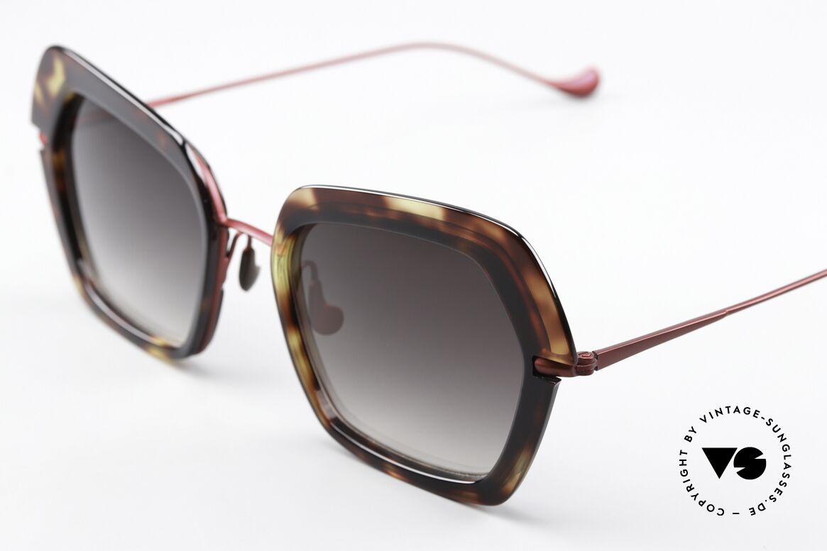 Caroline Abram Warda Damensonnenbrille 60er Stil, sinnbildlich für den Sixites vintage Style Miamis, Passend für Damen