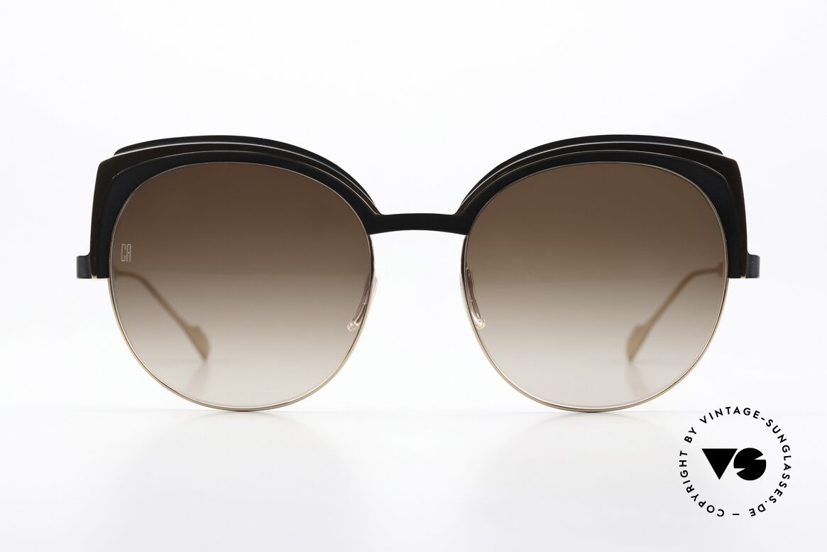 Caroline Abram X-Quise 1 Large Sixties Style Design, eine zauberhafte Damen-Sonnenbrille aus Paris, Passend für Damen