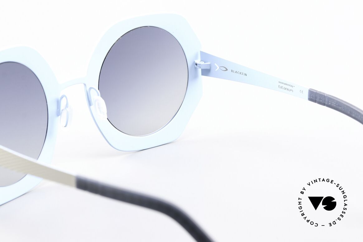 Blackfin Coral Cove Titanium Brille Aus Italien, Größe: large, Passend für Damen
