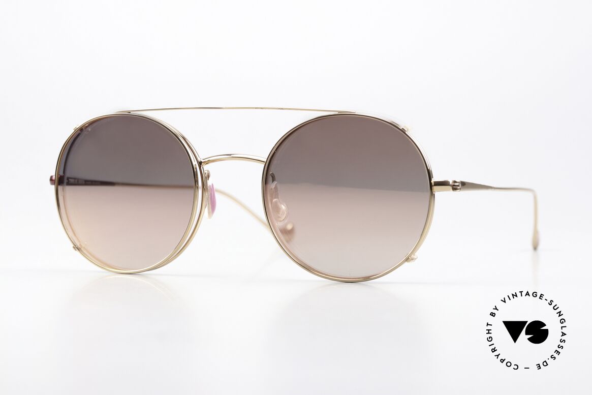 Caroline Abram Virginia Damenbrille mit Sonnen-Clip, Caroline Abram Sonnenbrille, Virginia, Gr. 48/19, Passend für Damen