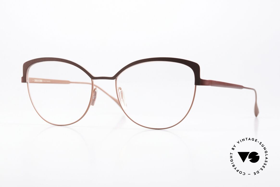 Caroline Abram Ysia Feminine Brille Rockabilly, Caroline Abram Brille, Modell Ysia, Größe 54/18, Passend für Damen