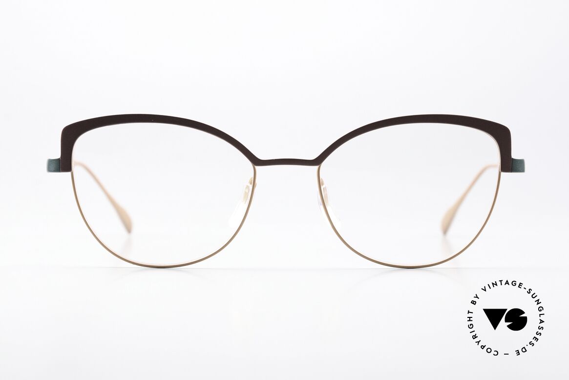 Caroline Abram Yoko Sehr Feminine Brille 60er Stil, Caroline Abram Frauenbrille, YOKO in Gr. 50-17, Passend für Damen