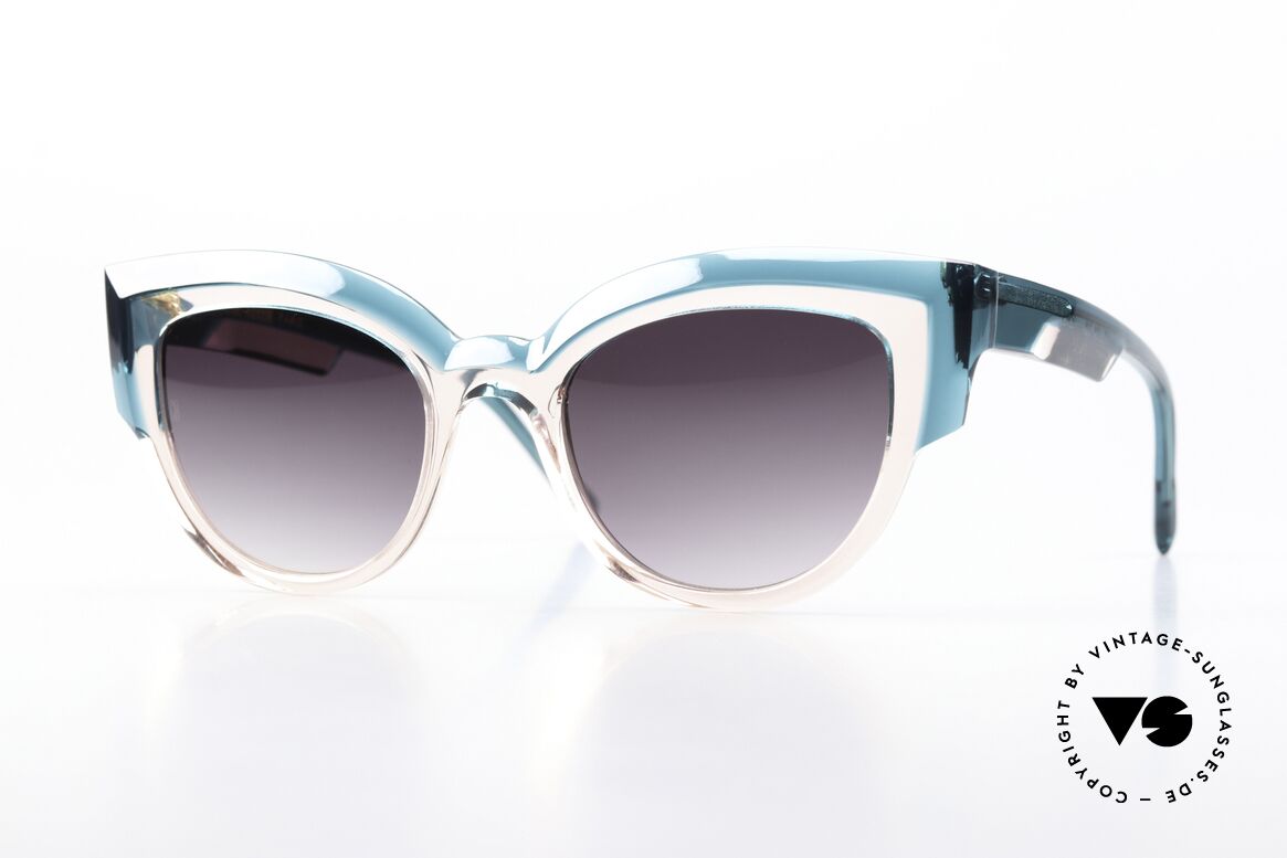 Caroline Abram Thelma Zart Rosa und Emerald Grün, Caroline Abram Sonnenbrille, Thelma, Gr. 52/21, Passend für Damen