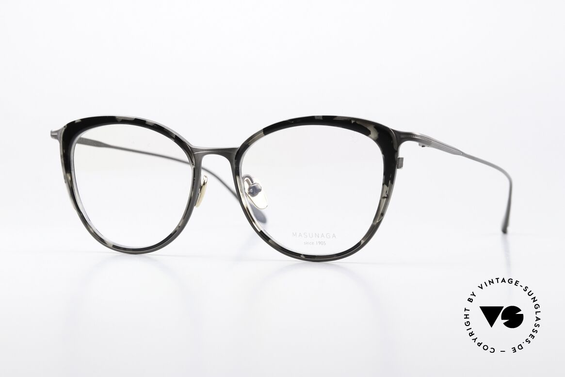 Masunaga Daisy Sehr Elegante Frauen Brille, Masunaga Brille, Modell Daisy, Gr. 51-16, col. 49, Passend für Damen