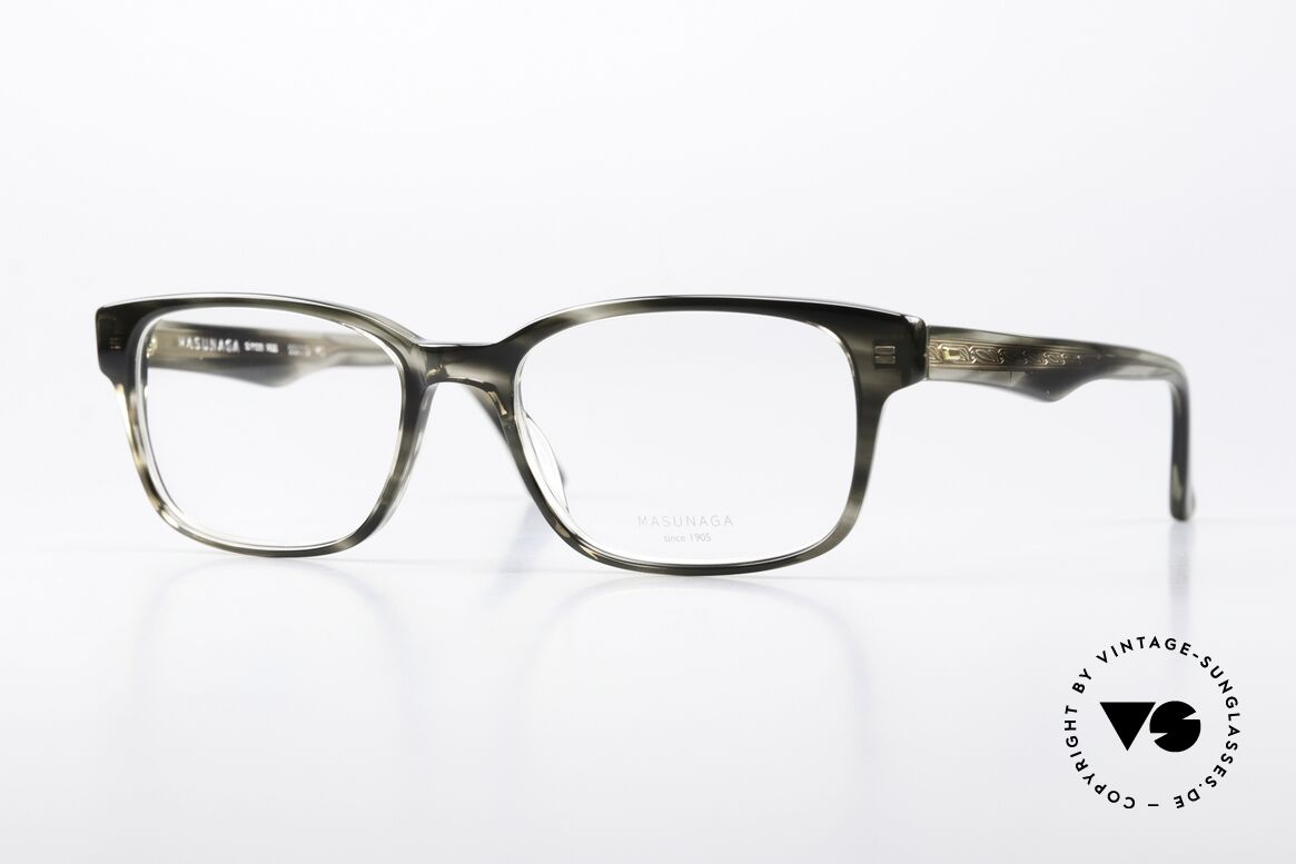 Masunaga 066 Handmade in Japan Eyewear, Masunaga Brille, Modell 066, Gr. 55-19, color 24, Passend für Herren
