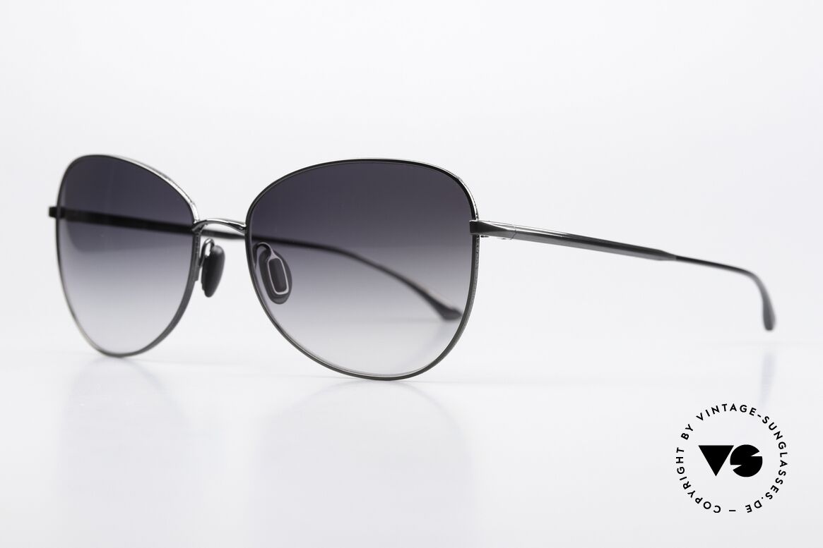 Masunaga 9003 Sehr Elegante Sonnenbrille, Masunaga = Pionier der Brillenfertigung in Fukui, Passend für Damen