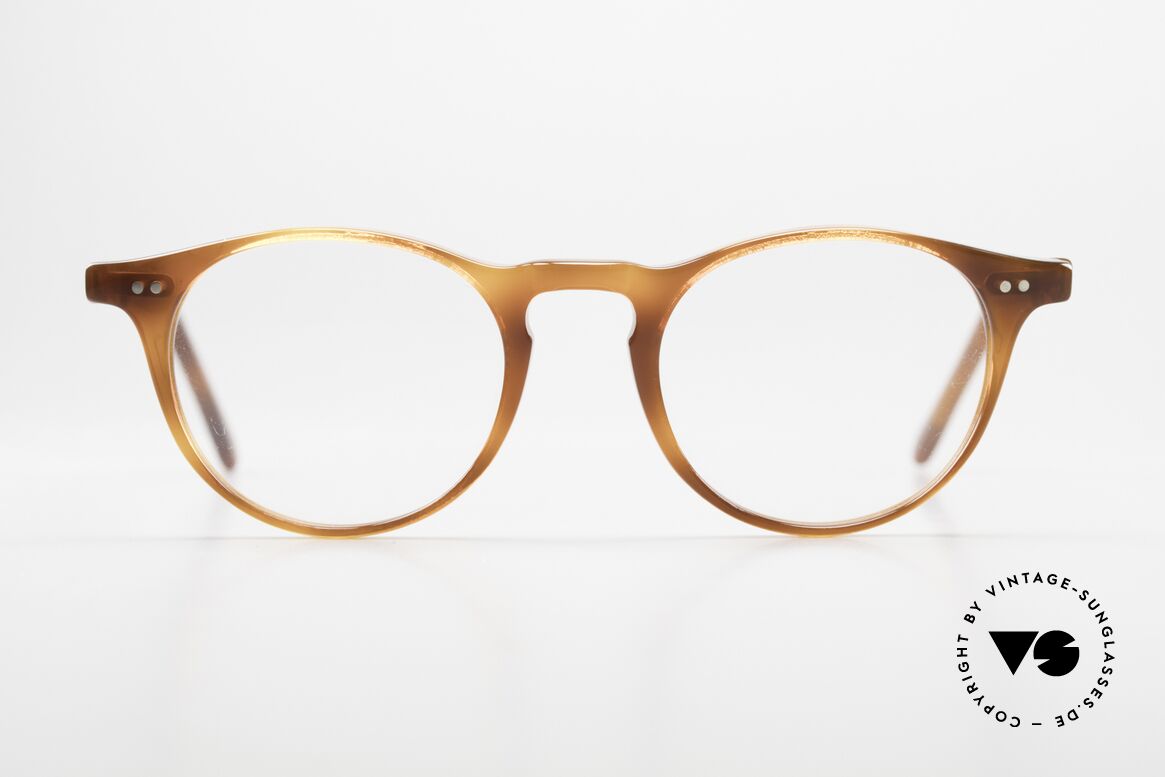 Lesca P18 Klassische Brille Panto, klassische Brillenform in einem zeitlosen Design, Passend für Herren und Damen