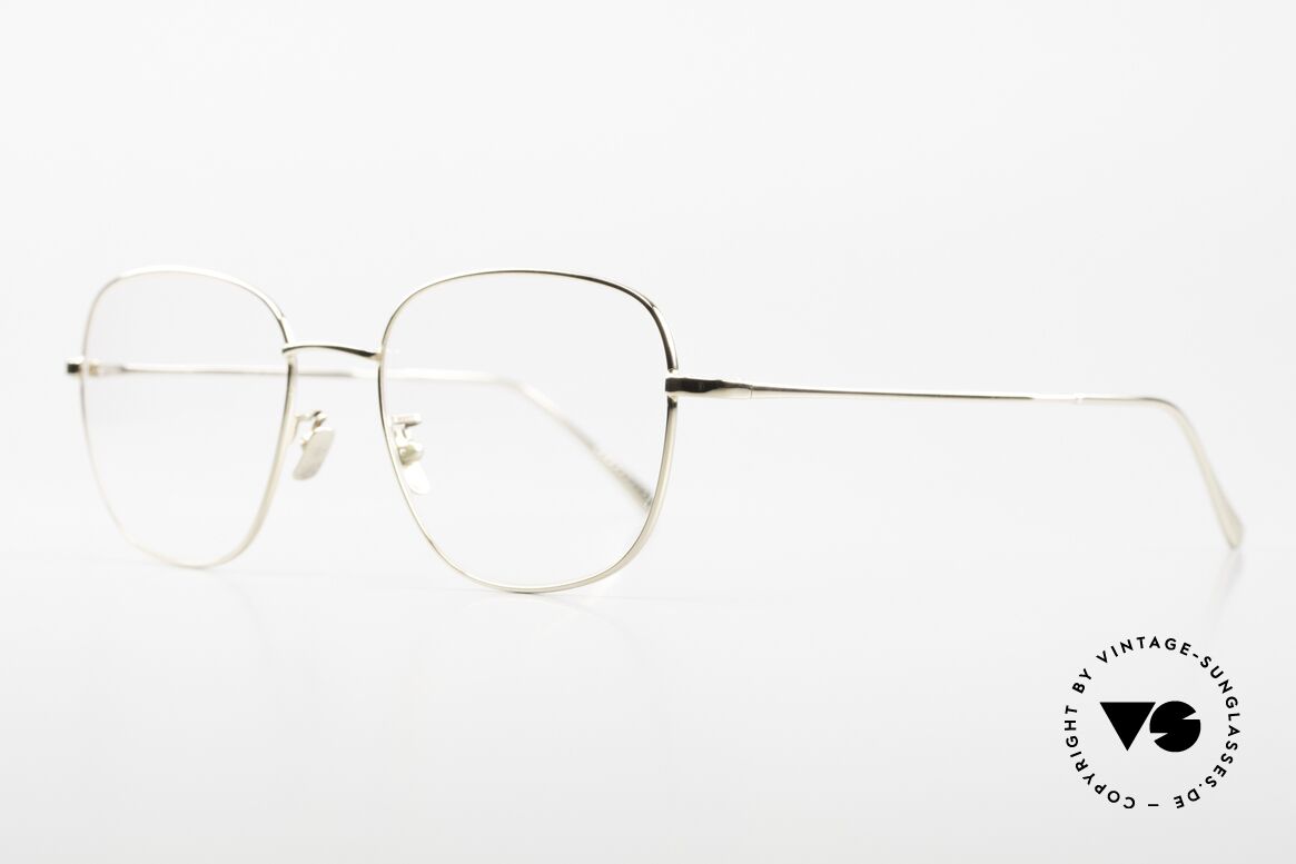 Gernot Lindner GL-302 925er Silber Brille Klassisch, gemacht aus 925er Silber & zusätzlich vergoldet, Passend für Herren und Damen