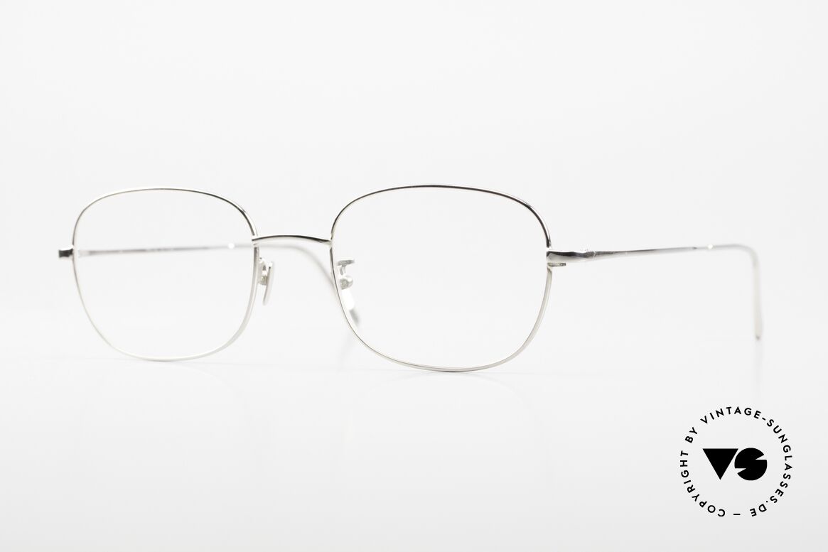 Gernot Lindner GL-301 Eckige Brille 925er Silber, eckige Gernot Lindner Brille, GL-301, Gr. 51-20, Passend für Herren und Damen