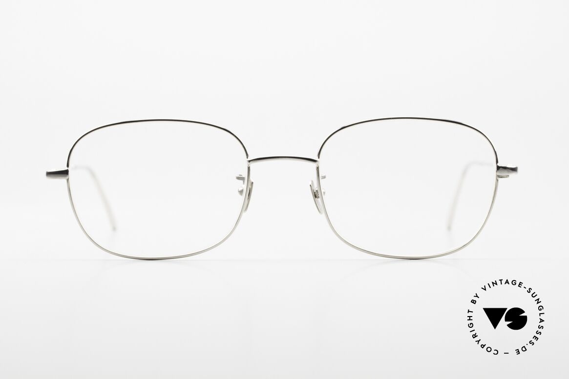 Gernot Lindner GL-301 Eckige Brille 925er Silber, seit 2005 kreiert der Lunor-Gründer Silberbrillen, Passend für Herren und Damen