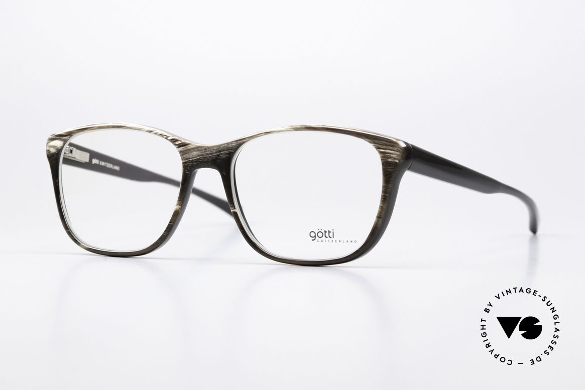 Götti Bogart Genuine Horn Brillenfassung, Götti Bogart BM Echthorn-Brille in Größe 50-17, 145, Passend für Herren und Damen