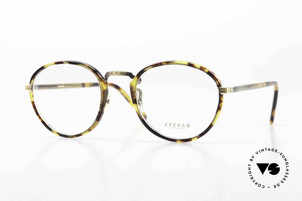 Eyevan DD22 90er Brille Made in Japan, vintage EYEVAN Designer-Brille der frühen 1990er, Passend für Herren und Damen