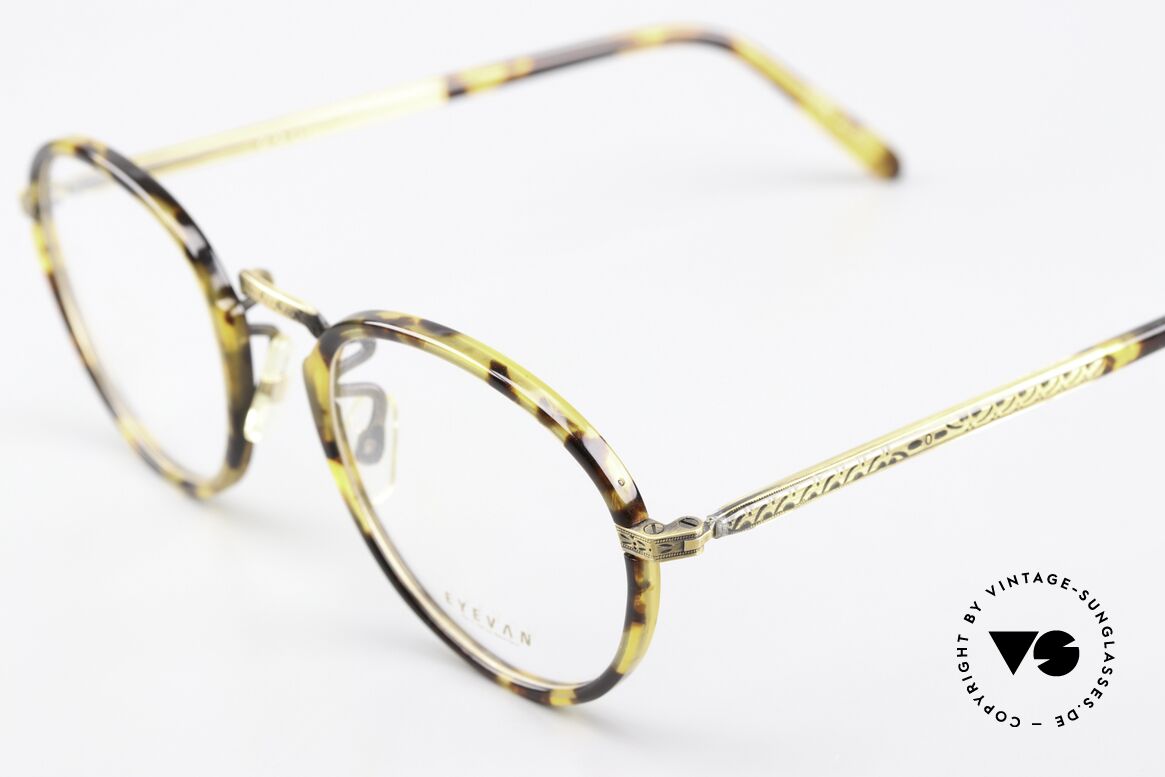 Eyevan DD22 90er Brille Made in Japan, Optec produzierte auch die Oliver Peoples Brillen, Passend für Herren und Damen