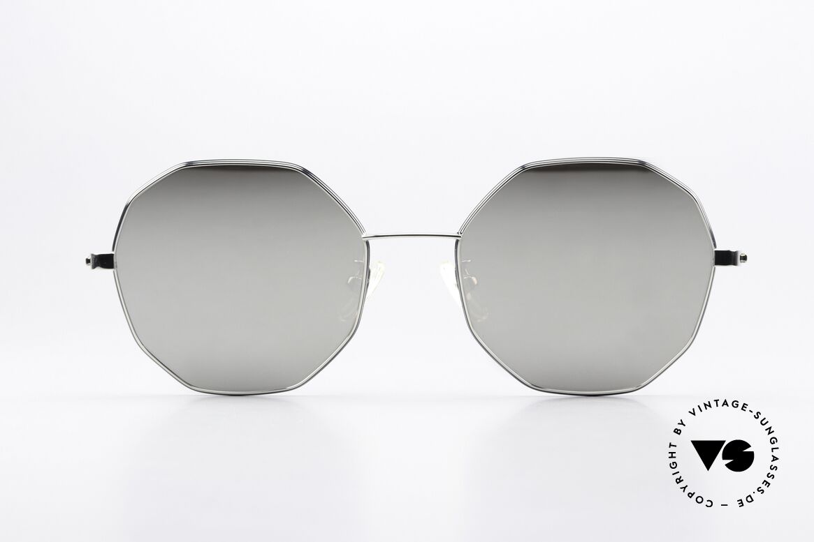 Yuichi Toyama US-013 Titan Silber Verspiegelt, Yuichi Toyama Sonnenbrille, US-013, Größe 54/19, Passend für Herren und Damen