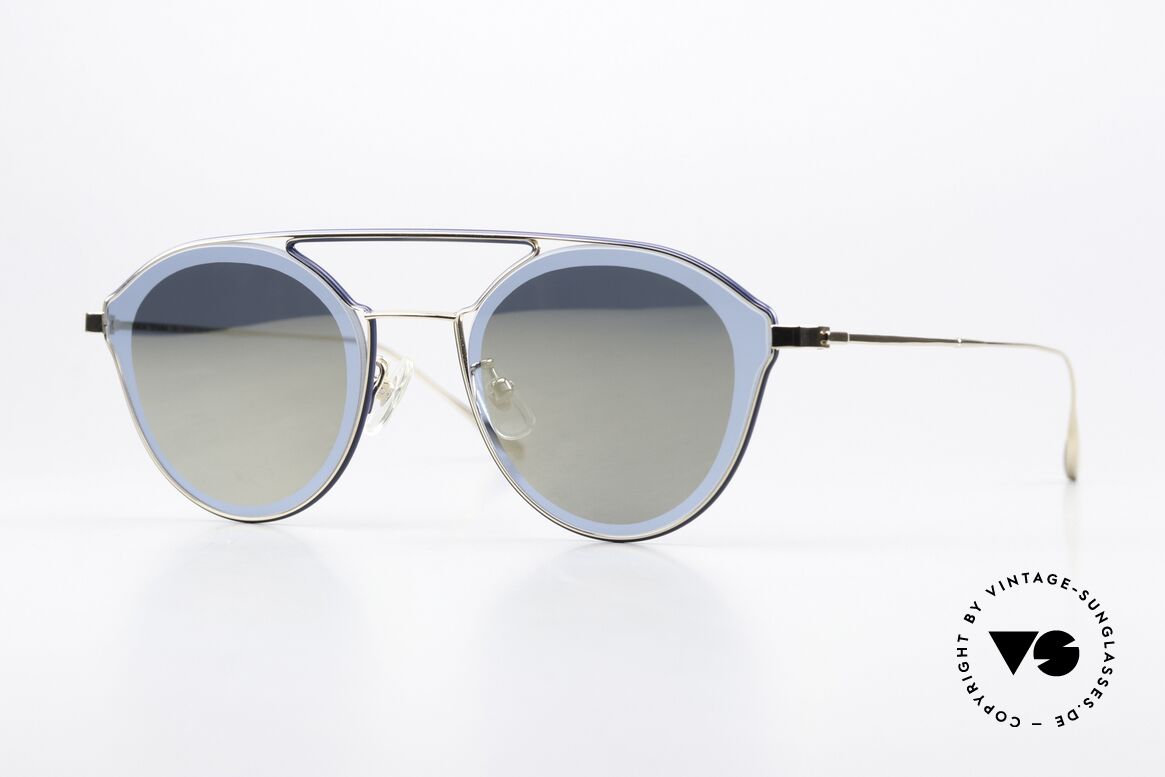 Yuichi Toyama US-016 Edel Verspiegelte Brille, Yuichi Toyama Sonnenbrille, US-016, Größe 54/19, Passend für Damen